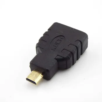 1/2/5vnt Micro HDMI Male HDMI Female Adapter Type D HDMI Jungtis, Keitiklis, Adapteris, skirtas Xbox 360, PS3, HDTV L19