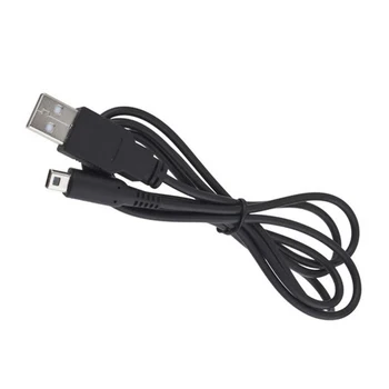 1.2 M USB Power Įkroviklio Laidą Įkrovimo Kabelis skirtas Nintendo 3DS DSi NDSI XL Black