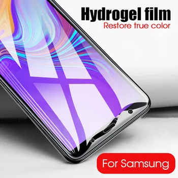 1-2vnt Minkštas Hidrogelio Plėvelės Samsung Galaxy j6 j4 plius a7 a8plus Screen Protector For Samsung m21 m30s m31 m10 m11 safty filmas