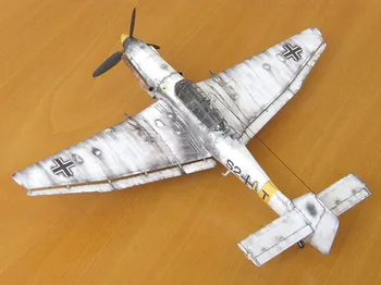 1:33 vokietijos Ju-87 D-3 Stuka Nardymo Bombonešis 