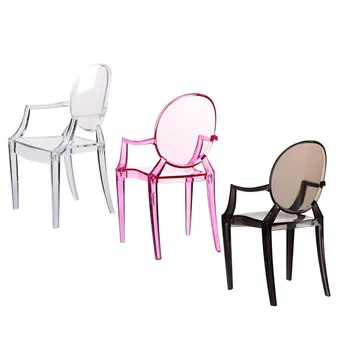 1:6 Lėlių Kėdė Imituojamas Lėlės Kėdės Plastikinė Miniatiūra Fotelis Modelis Baldai Lėlės Namas Priedai