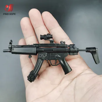 1/6 Masto 4D HK MP5 Lengvasis Žaislas Ginklą Modelio Galvosūkiai Statybinės Plytos Ginklą, Ginklas, Karinių 12