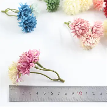 1 gabalas retro šilko gvazdikų pigūs dirbtinių gėlių tinka vestuvių automobilių apdailos netikrą gėlių vainikas medžiagos nuotakos galvos
