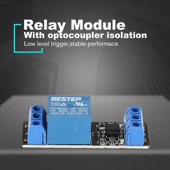 1 kanalo 3V relės modulis su optocoupler izoliavimas AMT kontrolės, PLC valdymo namų sumaniai pasinaudoti