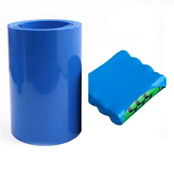 1 Metro Mėlyna PVC termiškai susitraukiantis vamzdelis RC baterija rankovės kondensatorius variklių vamzdis pakuotės LiPO NiMH NiCd vienodo dydžio 110mm-500mm