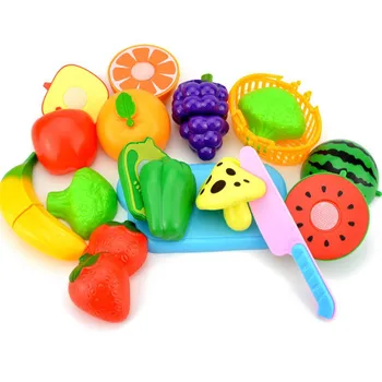 1 Nustatykite, Daržovių, Vaisių Cutter Žaislai, Plastikiniai Kūdikių Maisto pristatymas Žaislas Vaikams Apsimesti Žaisti House Set Vaikams mokomieji Žaislai Berniukams