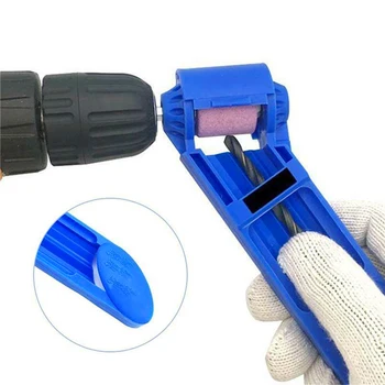 1 Nustatykite, Mėlynos arba Oranžinės spalvos Korundo Šlifavimo Ratas Bitų Įrankis Nešiojamasis Grąžtas Drožtukas Twist Drill Bit Galandimo Mašina 2-12.5 mm