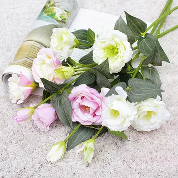 1 pluoštas Šiaurės Narcizas vazos namų ūkio produktų, vestuvių namų dekoro dekoratyvinės gėlės kalėdų vainikas dirbtinės gėlės