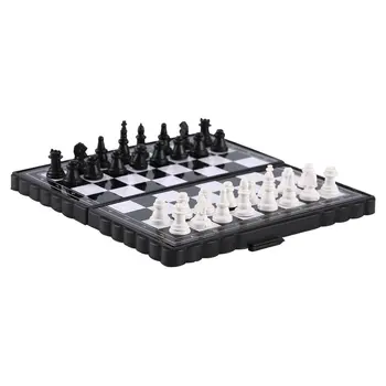 1 rinkinys Mini Šachmatų Lankstymo Magnetinio Plastiko šachmatų lentos stalo Žaidimas Nešiojamų Vaikas Žaislas Karšto Pardavimo Dropshipping