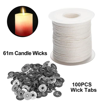 1 Roll Žvakė Viko Core su 100VNT Metalo Žvakė Viko Valdovo Skirtukai Žvakės Formavimo Priemonės, Rinkinys, skirtas 