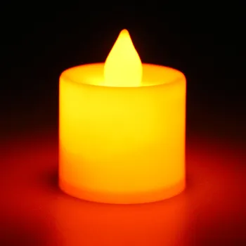 1 vnt Aukščiausios Romantika LED Blykste Flameless Žvakių Šviesos Lempos Bithday Vakarienė Spa Šalies Pub Kambario Dekoro Stilingas