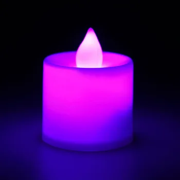 1 vnt Aukščiausios Romantika LED Blykste Flameless Žvakių Šviesos Lempos Bithday Vakarienė Spa Šalies Pub Kambario Dekoro Stilingas
