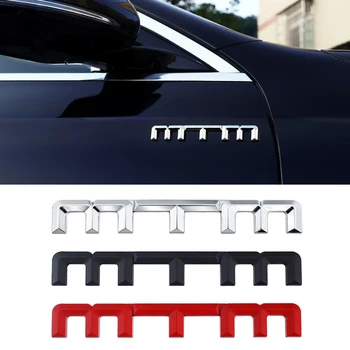 1 Vnt Automobilių Lipdukas MTM 3D Metalo Logotipas Ženklelis Emblemos Audi A4 A3 A6, A5 A4L S3 S4 S5 S6 S7 S8 Q3 Q5 Q7 RS3 RS4 Optikos Priedas