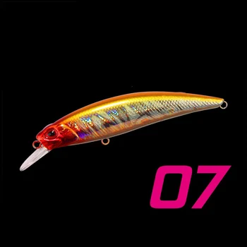 1 vnt Japonų Dizaino Pesca Įtaka Žvejybos Masalas 70mm 10g Sinking Minnow Isca Dirbtiniai Masalai, Skirti Bass, Ešeriai, Lydekos Tro