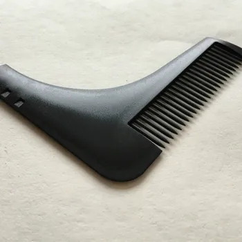 1 Vnt Vyrų Barzdos Priežiūros Išvaizda Ūsai Formuojamų Šukuosenų Plastiko Plaukų Formavimo Stiliaus Šabloną Valdovas Šukos Įrankis