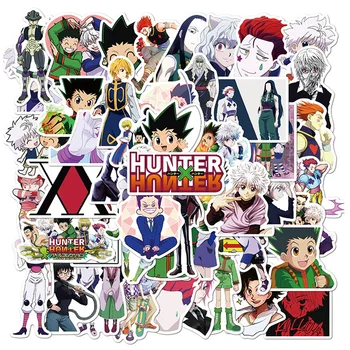 10/30/50pcs Anime Hunter X Hunter Lipdukai Kawaii Lipdukas Gitara Riedlentė Nešiojamas Bagažo Vandeniui Grafiti stikers Vaikų Žaislas