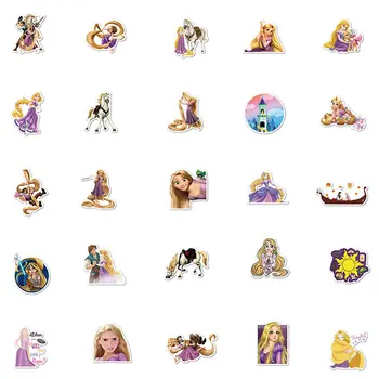 10/30/50Pcs Disney Animacinių filmų Rapunzel Lipdukai Kawaii Vandeniui 
