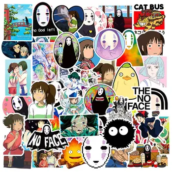10/30/50pcsWaterproof PVC Anime Spirited Away Mergina Lipdukai Gitara Riedlentė Lagaminą Vaikų Grafiti Lipdukas Vaikas Klasikinis Žaislas