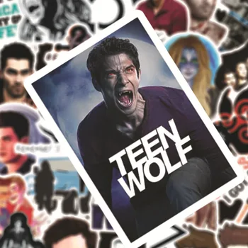 10/50pcs TV Šou Teen Wolf Grafiti Lipdukai Automobilio, Motociklo, Kelionės Bagažo Telefono Gitara Nešiojamas 