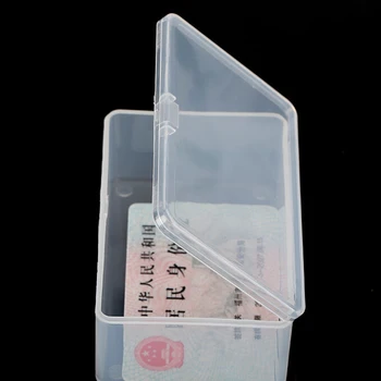 10*6*3.6 CM Smulkių skaidraus Plastiko Skaidrus Parduotuvėje Monetos / Mygtukai Mini Dalykų Surinkimo Dangtelis Laikymo Dėžutė Konteinerių Atveju