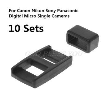 10 Rinkiniai Fotoaparatas Dirželis Adapteris Plastiko Gabalėliai Kaklo, Pečių Virvę Įrašą Priedai Canon Nikon Sony, Panasonic, Vienos Kameros