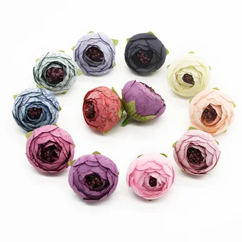 10 Vienetų Šilko arbatos pumpurai, rožių Dirbtinės gėlės, Namų dekoravimo reikmenys Vestuvių 