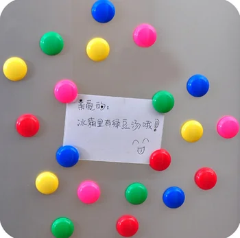 10 Vnt Spalvingų apykaitinės plastiko šaldytuvas magnetai lenta lipdukas Vaikams dovanas Namų Puošybai šaldytuvas magnetas dekoras