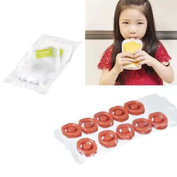 10 Vnt Vaikai Tyrės Squeezer Namų Virtuvėje Balionėlis Priedai Kūdikių Maistą Šviežią Saugojimo Krepšys Sub-paketas