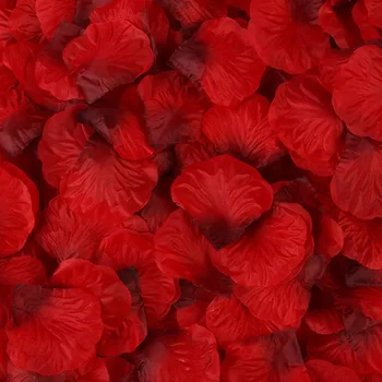 1000pcs 5*5cm Rožių Žiedlapiai Vestuvių Dekoravimas Romantiška Dirbtinių Rožių Gėlių Lapai Vestuvės Vestuvinis nuotakos Prekių priedų