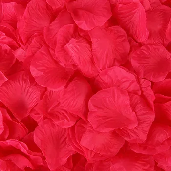 1000pcs 5*5cm Rožių Žiedlapiai Vestuvių Dekoravimas Romantiška Dirbtinių Rožių Gėlių Lapai Vestuvės Vestuvinis nuotakos Prekių priedų
