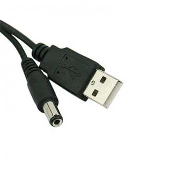 100cm Ilgio Geriausias Juoda USB lizdas 5V 5.5*2.1 mm DC Barelį Maitinimo Kabelio Jungtis, Skirta Nedidelių Elektronikos Prietaisų, usb prailginimo kabelis