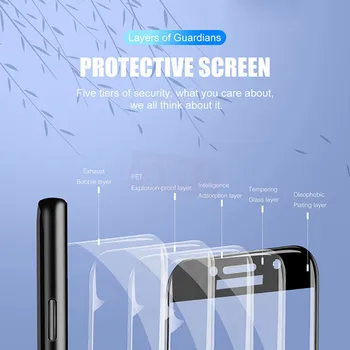 100D Apsauginis Stiklas ant Samsung A3 A5 A7 2016 2017 S7 S6 Screen Protector, Grūdintas Stiklas Samsung A5 A7 2017 Lenktas Stiklas