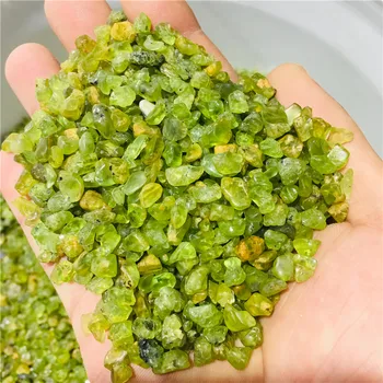 100g natūralaus krištolo olivine smaragdas gamtinių uolienų mineralas agatas naudojamas gydymo čakrų