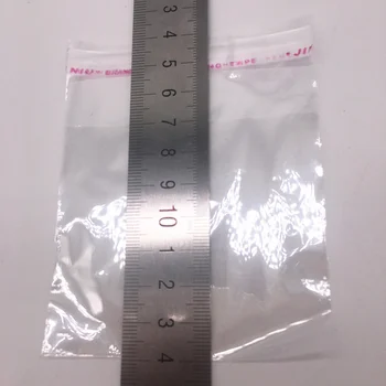 100vnt 4x6cm---22x20cm Uždaroma Poli Maišelis Permatomas Opp Plastikiniai Maišeliai Lipni Sandarinimo Papuošalų gamyba Krepšys