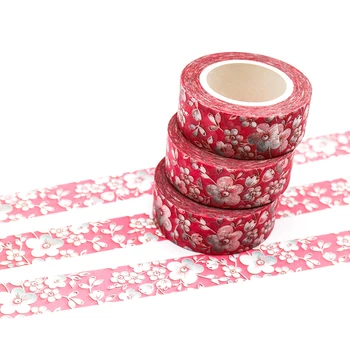 10m*15mm Kūrybos Sakura Washi Tape Modelis Izoliacine Juosta Dekoratyvinis Scrapbooking 