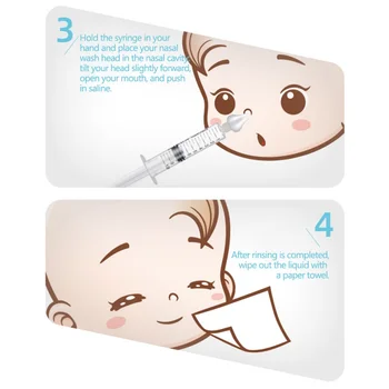 10ML Kūdikių Rinitas, Nosies Plovimo Adata Vamzdis, Kūdikių Priežiūros Nosies Aspirator Cleaner