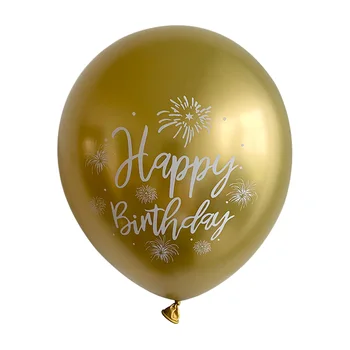 10pc Auksas, Sidabras mėlyna Metalo, Latekso balionas su gimtadieniu šalies kūdikių dušas, jubiliejų, vestuvių sienos fone apdailos ballon