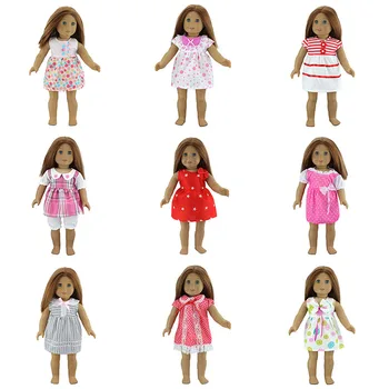 10Style Pasirinkti suknelė Tinka Amerikos Mergina Lėlės Drabužiai 18 colių Lėlės , Kalėdų Mergina Dovana(tik parduoti drabužius)