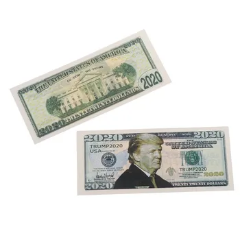 10vnt 2020 Donald Trump Proginę Monetą Pirmininkas Popieriaus Banknotą Ne valiuta Naujovė Žaislų