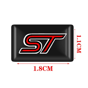10VNT Automobilių Stiliaus 3D ST Apdaila Lipdukas Emblema Decal 
