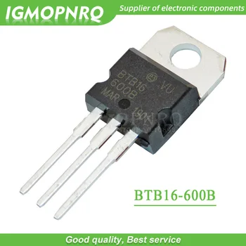 10vnt BTB16-600B BTB16-600 BTB16 simetriniai triodiniai tiristoriai 16 Amp 600 Voltų TO-220 naujas originalus