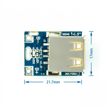10VNT/DAUG 5V Paskatinti aktyviau Galios Modulis Ličio LiPo Akumuliatoriaus Įkrovimo Apsaugos Valdybos LED Ekranas, USB, 