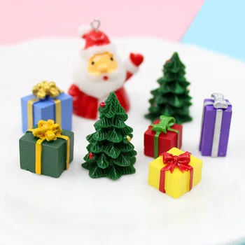 10vnt Dervos Kalėdų Eglutė Miniatiūrinės Figūrėlės Pasakų Sodų Papuošalus Namų Puošybos Amatus 