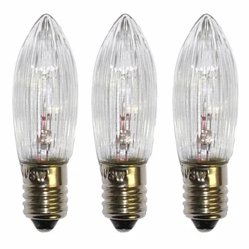 10vnt/pak E10 LED Pakeitimo Lempos Lemputė Žvakių Šviesos Lemputės Šviesos Grandines 10 V-55, V kintamosios srovės (AC), Vonios kambarys, Virtuvė, Namų Dekoro Lemputes