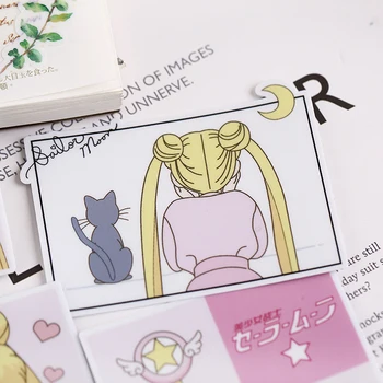 10VNT Sailor Moon Lipdukai Amatų Ir Scrapbooking knygos Dekoratyvinis lipdukas 