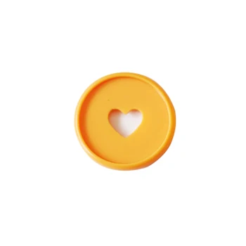 10vnt Širdies Sąsiuvinis Grybų Skylę Mygtuką Notepad Plastiko Palaidų lapų Ritė 360 Laipsnių Sulankstomas Disko Sagtis Raštinės Reikmenys
