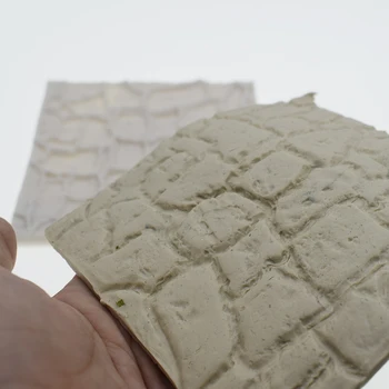 10x10cm Retro Sielovados Pebble Sienos Silikono Formos Dizaineris 