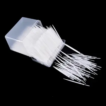 1100pcs/dėžutė balto plastiko dukart baigėsi dantų krapštuką tarpdančių valymas dantų krapštuką plastiko dantų krapštuką burnos higiena, dantų krapštuką