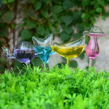 12 Formų Stiklo Automatinis Savaiminis Vandens Paukščių Laistymo Skardinės, Gėlės, Dekoratyvinių Augalų, Skaidraus Stiklo Laistymo Įrenginį, Dekoratyviniai Augalai