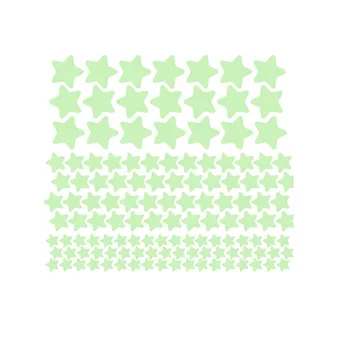127Pcs 3D Žvaigždės Švyti Tamsoje Sienų Lipdukai Šviesos Liuminescencinės Sienų Lipdukai Vaikams, Kūdikio Kambarys, Miegamasis Lubų Namų Dekoro